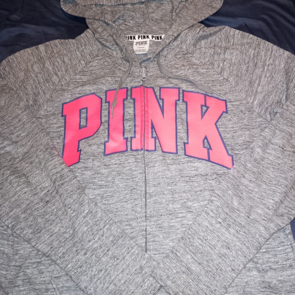 VS PINK full zip hoodie